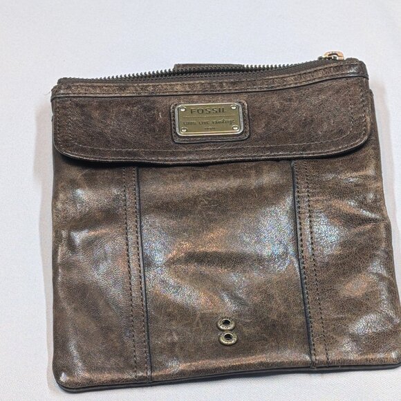 Ladies Vintage Fossil Wallet - Distressed leather - Picture 6 of 7
